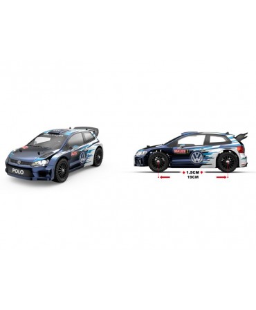 HYPER GO VOLKSWAGEN POLO R WRC RALLY DRIFT 1/14 4WD 2,4Ghz RTR