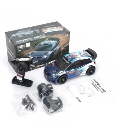 HYPER GO VOLKSWAGEN POLO R WRC RALLY DRIFT 1/14 4WD 2,4Ghz RTR