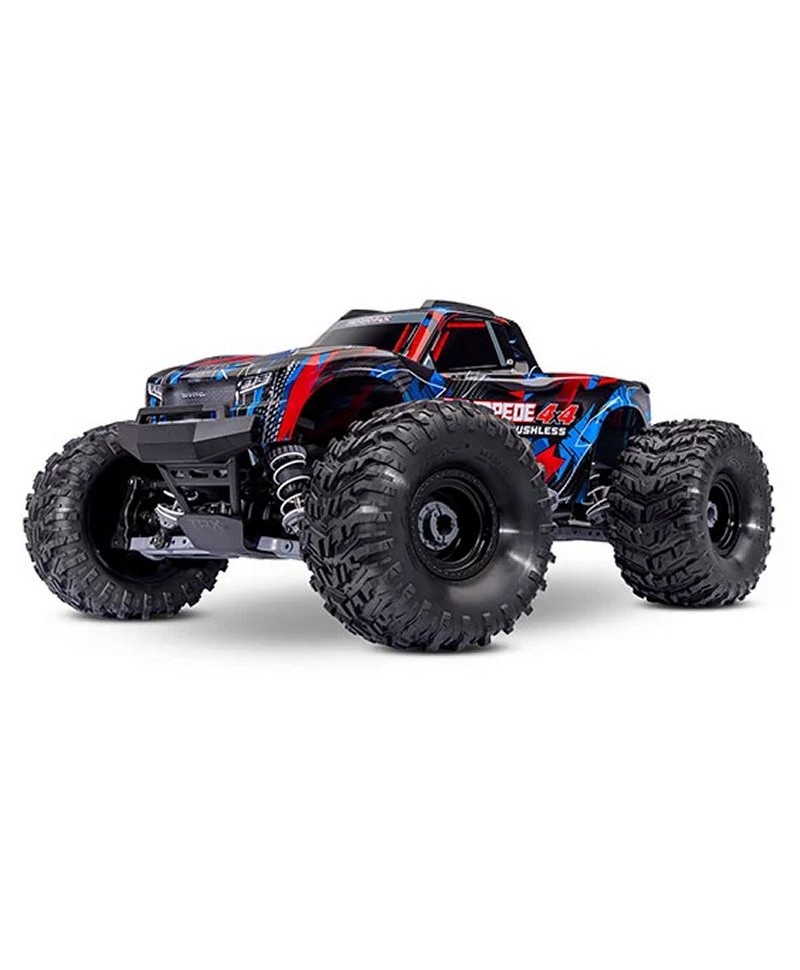 STAMPEDE HD 1/10 4WD 2,4Ghz RTR VX3 BRUSHLESS ID TSM TRAXXAS 67454-4-RED