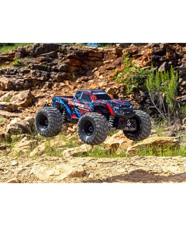 STAMPEDE HD 1/10 4WD 2,4Ghz RTR VX3 BRUSHLESS ID TSM TRAXXAS 67454-4-RED