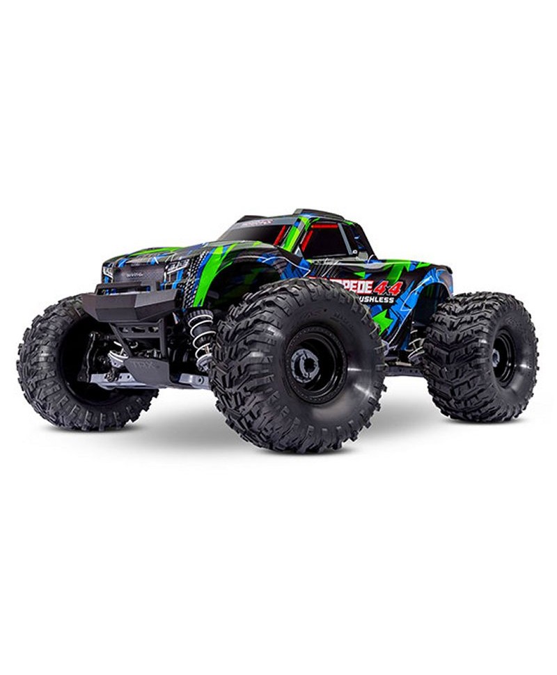 STAMPEDE HD 1/10 4WD 2,4Ghz RTR VX3 BRUSHLESS ID TSM TRAXXAS 67454-4-GRN