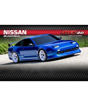 TRAXXAS NISSAN 240SX 4-TEC 2.0 1/10 4WD 2,4Ghz RTR VX3 BRUSHLESS ID TSM 93424-4-BLUE