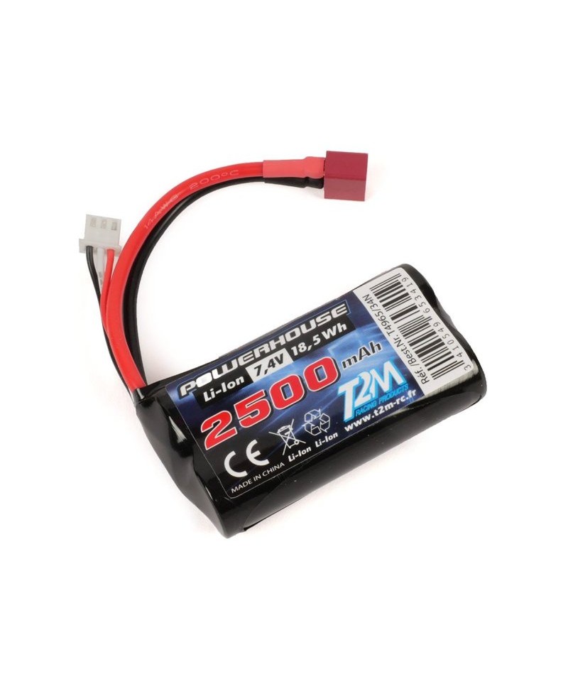Batterie Li-ion 7,4V 2500mAh T2M T4965/34N