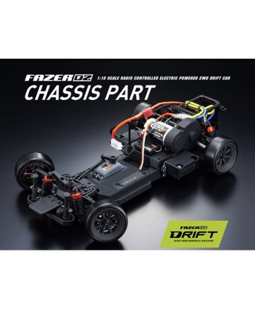 KYOSHO FAZER DRIFT D2 NISSAN SILVIA S13 TUNED PURPLE 1/10 READYSET 34503T1B