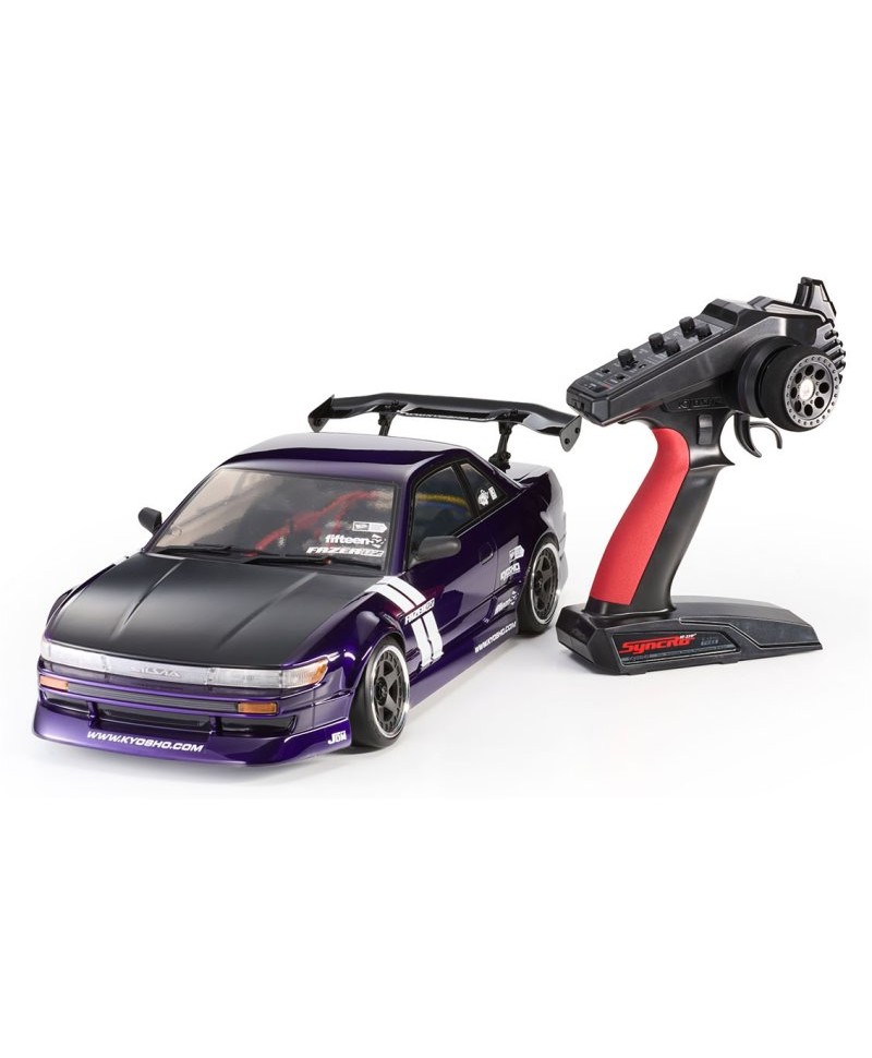 KYOSHO FAZER DRIFT D2 NISSAN SILVIA S13 TUNED PURPLE 1/10 READYSET 34503T1B
