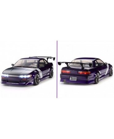 KYOSHO FAZER DRIFT D2 NISSAN SILVIA S13 TUNED PURPLE 1/10 READYSET 34503T1B