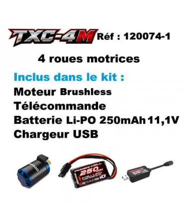 TRAXXAS TXC-4M EXTREME CRAWLER 1/18 RTR BRUSHLESS 120074-1-BLUE