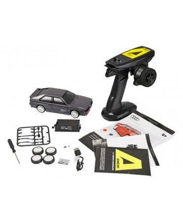 AUDI QUATTRO 1980 ONROAD/DRIFT 1/28 4WD RTR avec gyroscope 21151