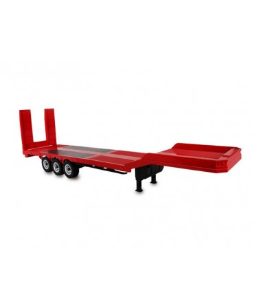 TRACTEUR ROUTIER SCANIA 770 S + SEMI-REMORQUE PLATEAU 1/18 6X4 2,4Ghz RTR ROUGE 22775