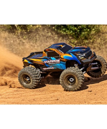 STAMPEDE HD 1/10 2WD 2,4Ghz RTR VX3 BRUSHLESS ID TSM TRAXXAS 136454-4-ORNG