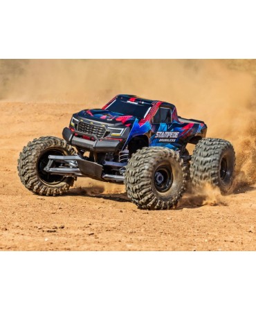 STAMPEDE HD 1/10 2WD 2,4Ghz RTR VX3 BRUSHLESS ID TSM TRAXXAS 136454-4-RED