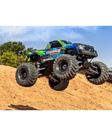 STAMPEDE HD 1/10 2WD 2,4Ghz RTR VX3 BRUSHLESS ID TSM TRAXXAS 136454-4-GRN