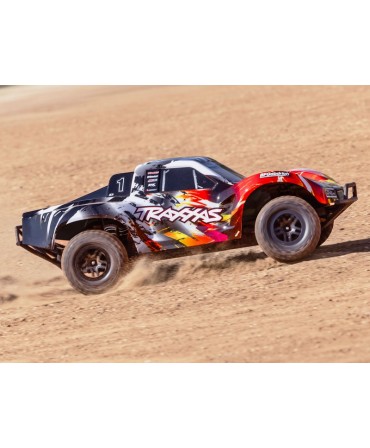 SLASH HD 1/10 2WD 2,4Ghz RTR VX3 BRUSHLESS ID TSM TRAXXAS 58434-4-RED