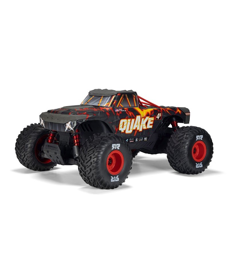 ARRMA Monster truck QUAKE 4S DSC 1/8 4WD ROUGE ARA4437T1