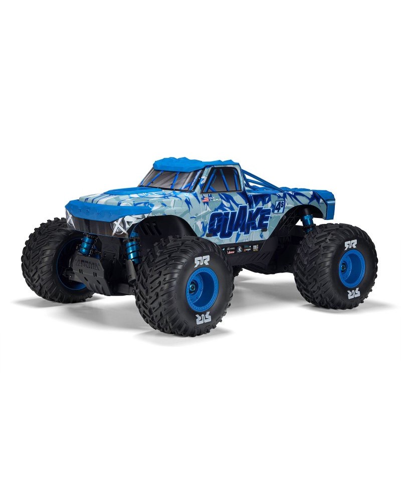 ARRMA Monster truck QUAKE 4S DSC 1/8 4WD BLEU ARA4437T2