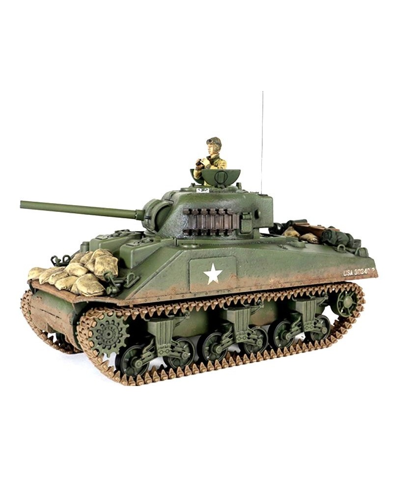 1/32 Rc Tank 2.4GHz Modèle de char télécommandé avec tourelle