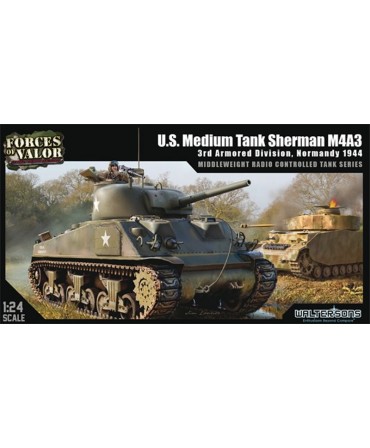 CHAR SHERMAN M4A3 AMERICAIN 1/24 2,4Ghz 99W372014A