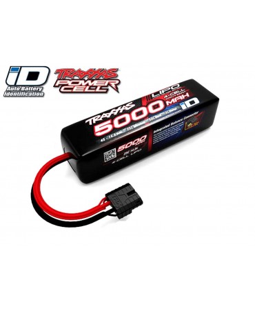 Batterie LiPo 4S 14,8V 5000mAh 25C ID pour voiture TRAXXAS 2889X