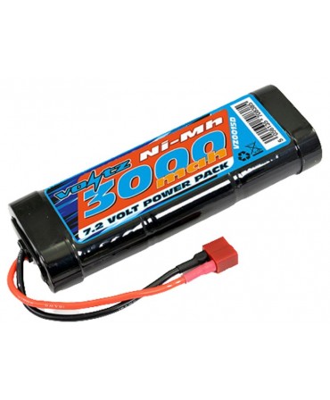 Pack de course 7,2 volts avec prise Tamiya, batterie NiMH 3600mAh Sub-C, Packs de course, Batteries / packs, Modèlisme