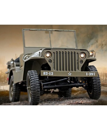 JEEP WILLYS MILTARY ROC HOBBY 1/6 4WD 2,4Ghz RTR