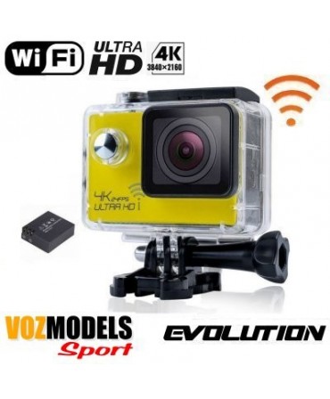 Caméra sport Ultra HD 4K WiFi étanche VOZMODELS EVOLUTION 4K