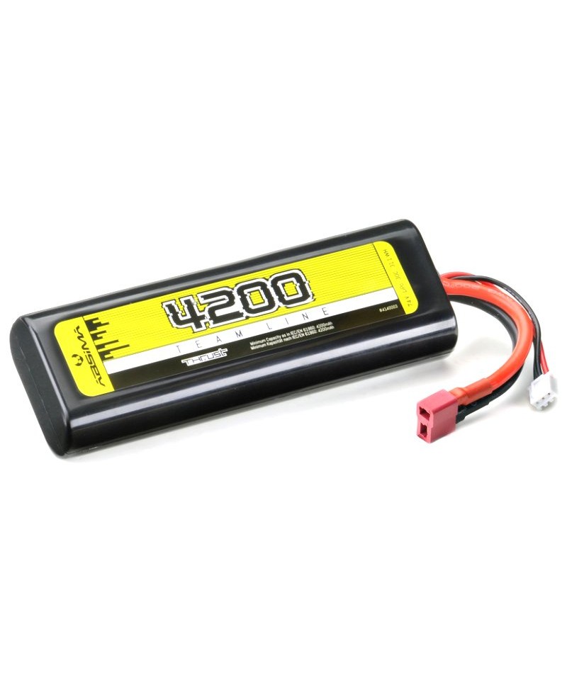 Batterie LiPo 2S 7,4V 4200mAh 30C HARD CASE ABSIMA pour voiture