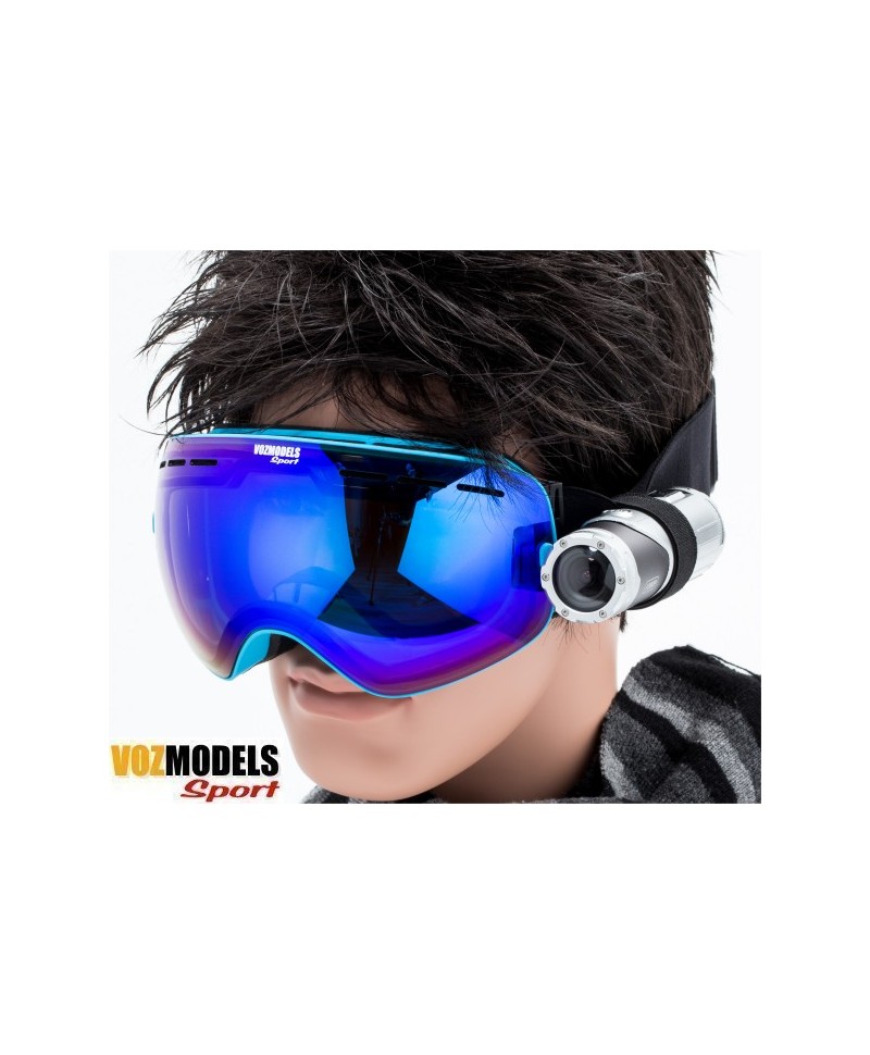 Lunettes masque de ski VOZMODELS Blue Edition 