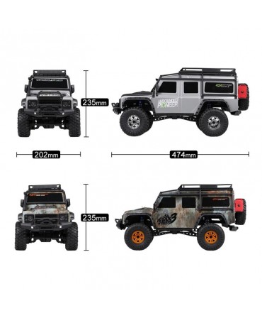 CRAWLER DEFENDER 110 XL TRAIL 1/10 4WD 2,4Ghz RTR