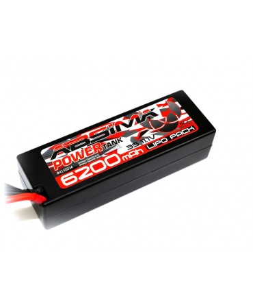 Batterie LiPo 3S 11,1V 6200mAh 60C HARD CASE ABSIMA pour voiture