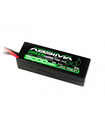 Batterie LiPo 3S 11,1V 5000mAh 45C XT60 HARD CASE ABSIMA pour voiture