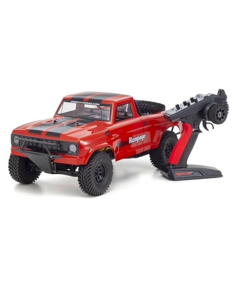 KYOSHO OUTLAW RAMPAGE PRO 1/10 RC EP READYSET - TYPE1 ROUGE 34363T1B