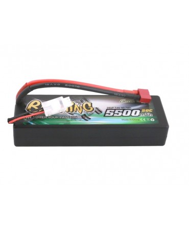 GENS ACE Bashing batterie LiPo 2S 7,4V 5500mAh 50C HARD CASE pour voiture GE3-5500-2D