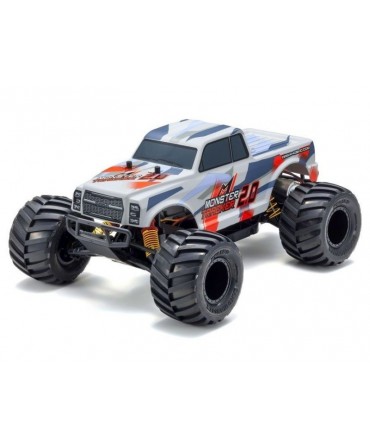 KYOSHO MONSTER TRACKER 2.0 1/10 RC EP READYSET (T2 ROUGE - KT232P) 34404T2B