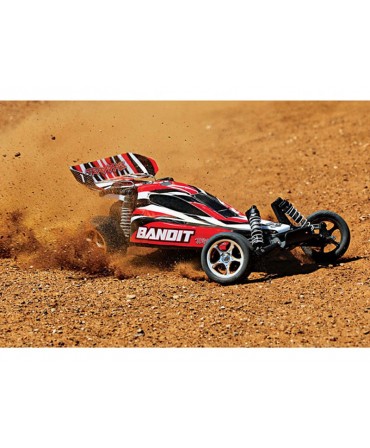 BANDIT 1/10 2WD 2,4Ghz RTR BRUSHED TRAXXAS 24054-4-RED