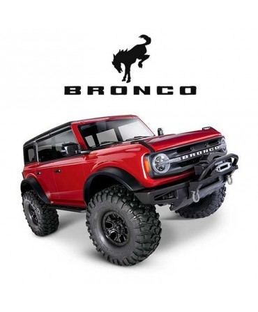 TRX-4 FORD BRONCO 2021 ROUGE 1/10 4WD WIRELESS ID TRAXXAS 92076-4-RED